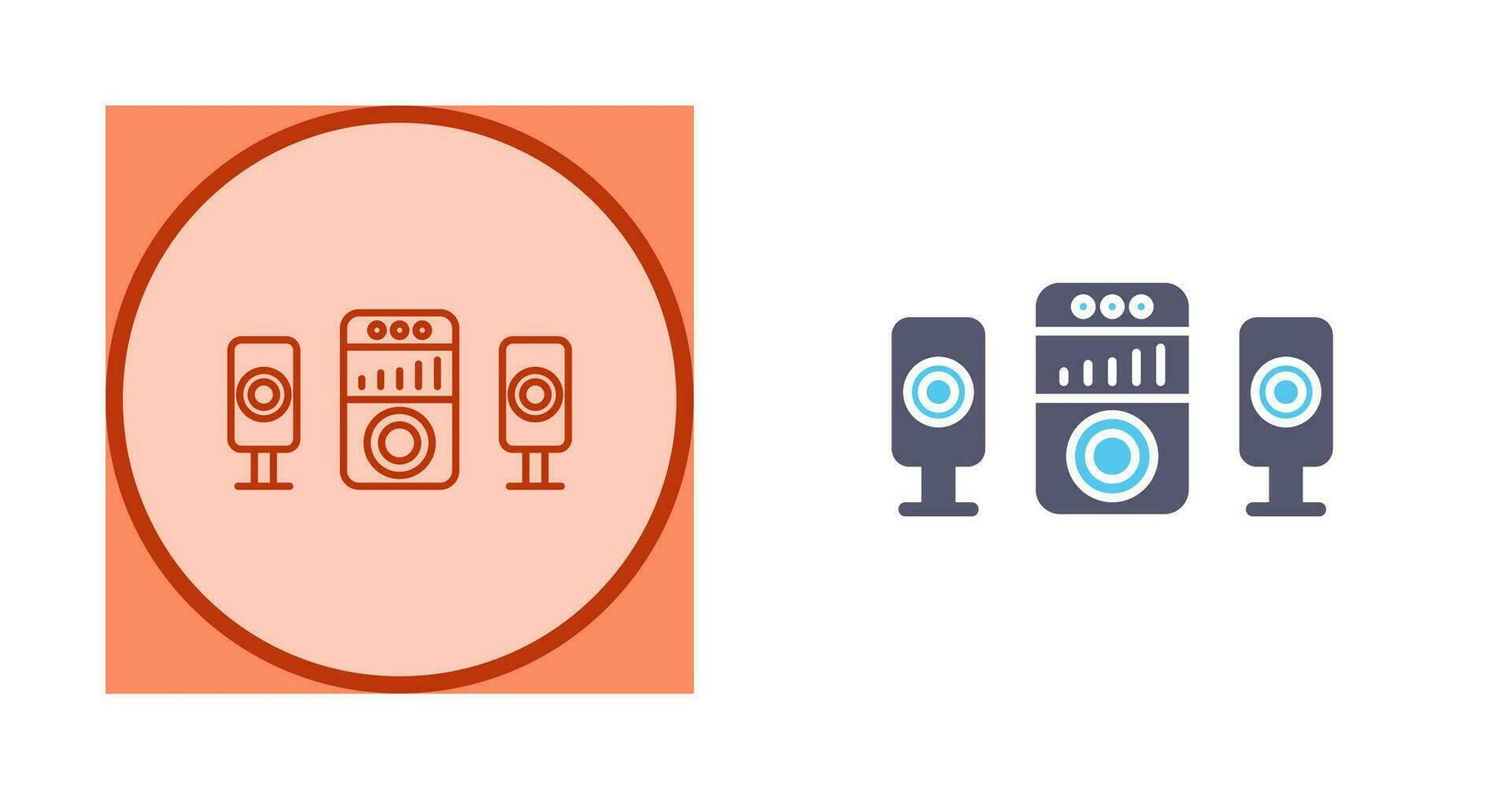 Sound System Vector Icon
