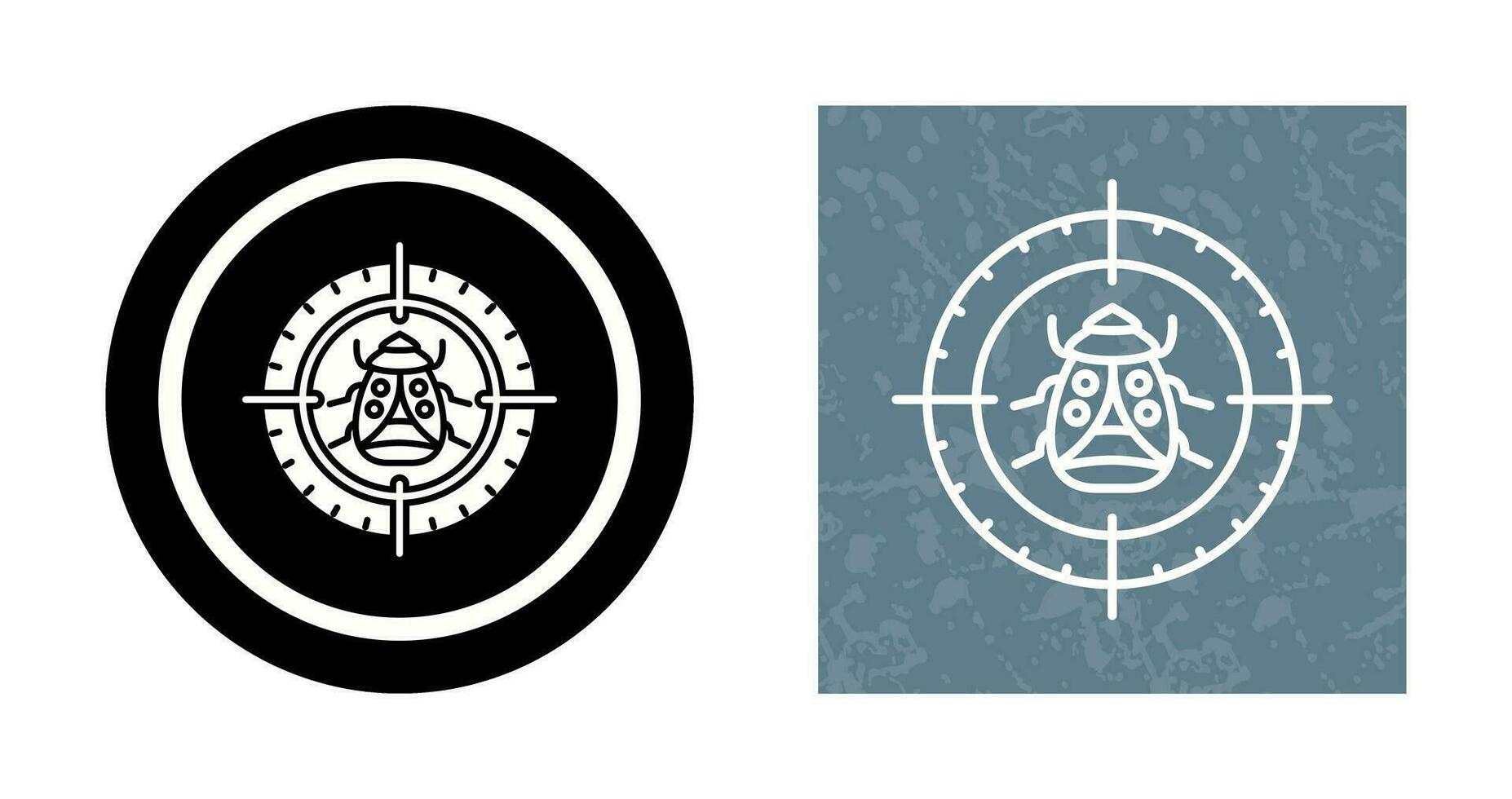 Bug Target Vector Icon