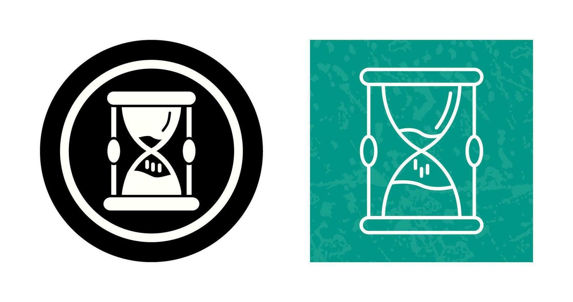 icono de vector de reloj de arena