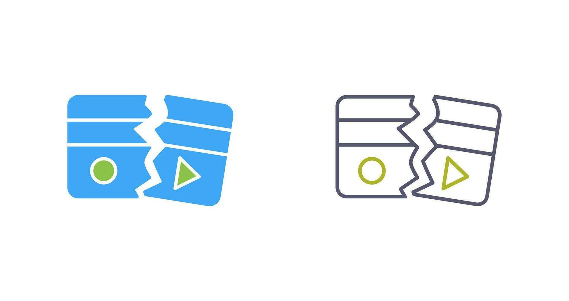 Broken Vector Icon