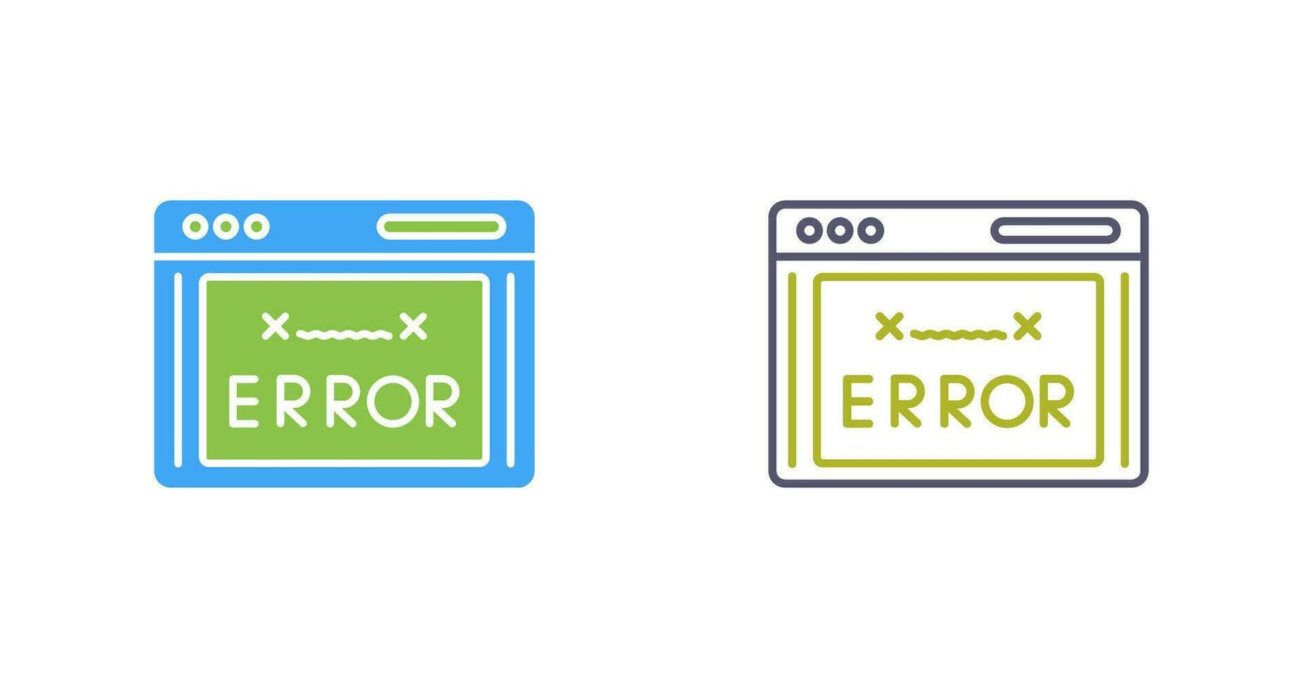 Error Code Vector Icon