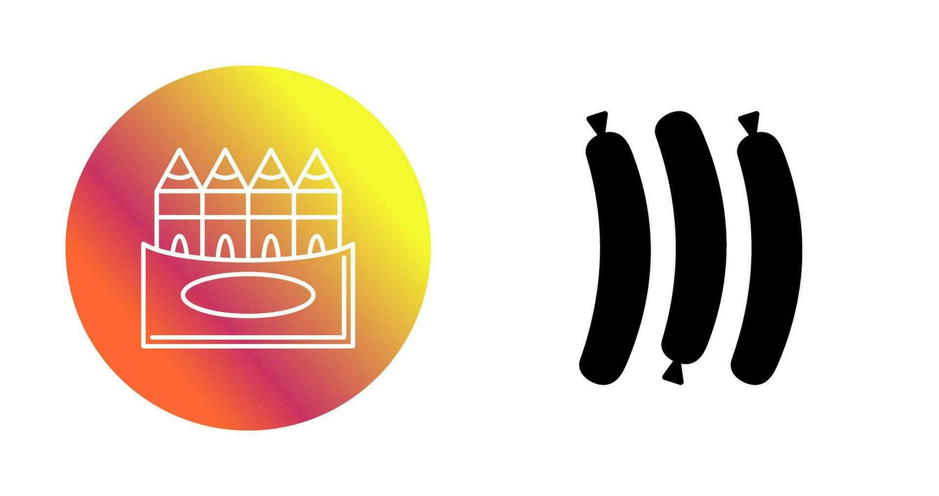 Crayons Vector Icon