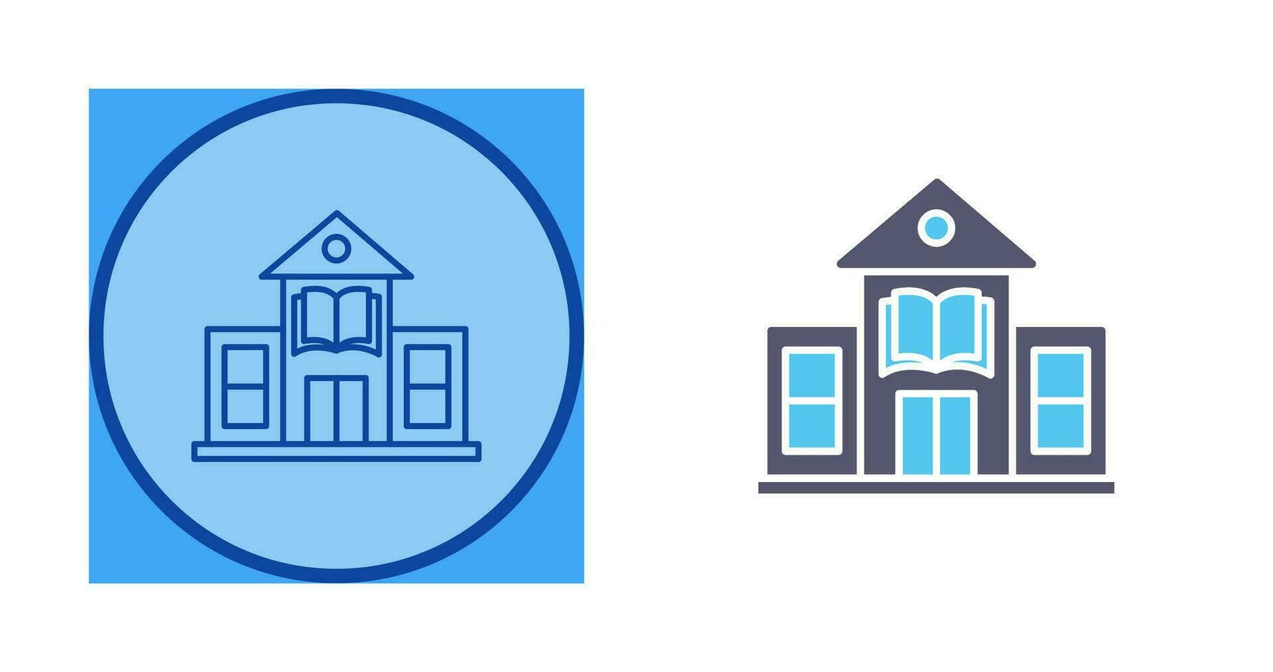 Library Building Vector Icon