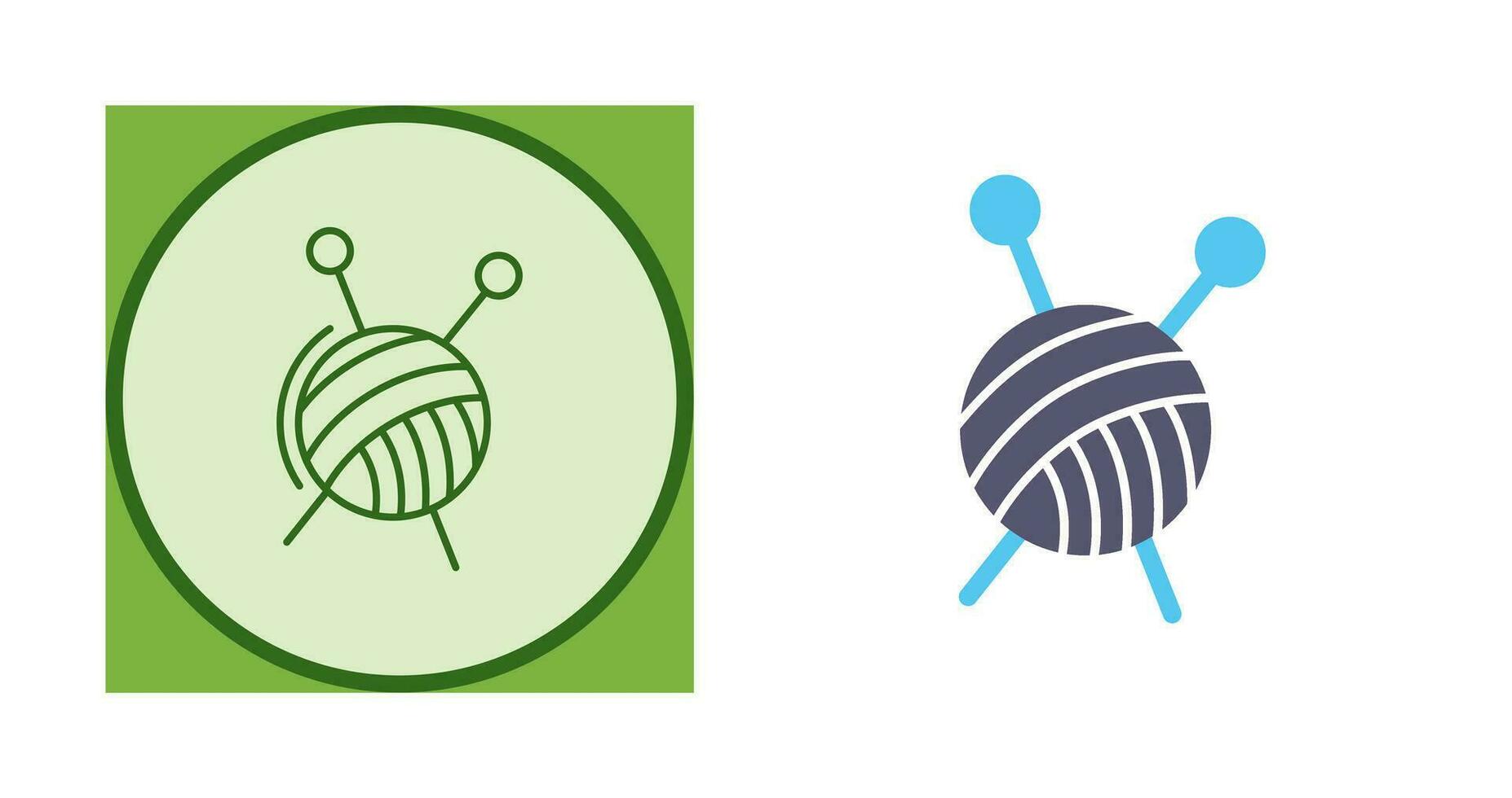 Knitting Vector Icon