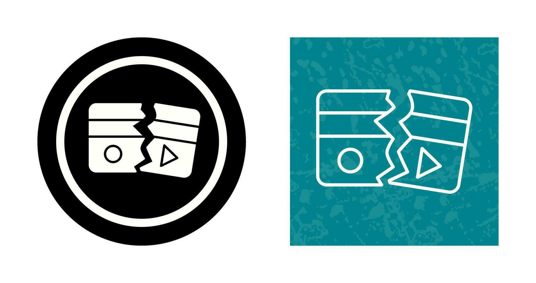 Broken Vector Icon