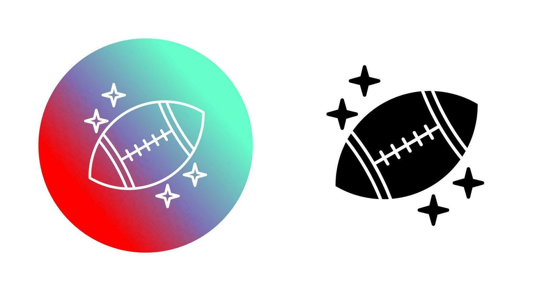 Rugby Vector Icon