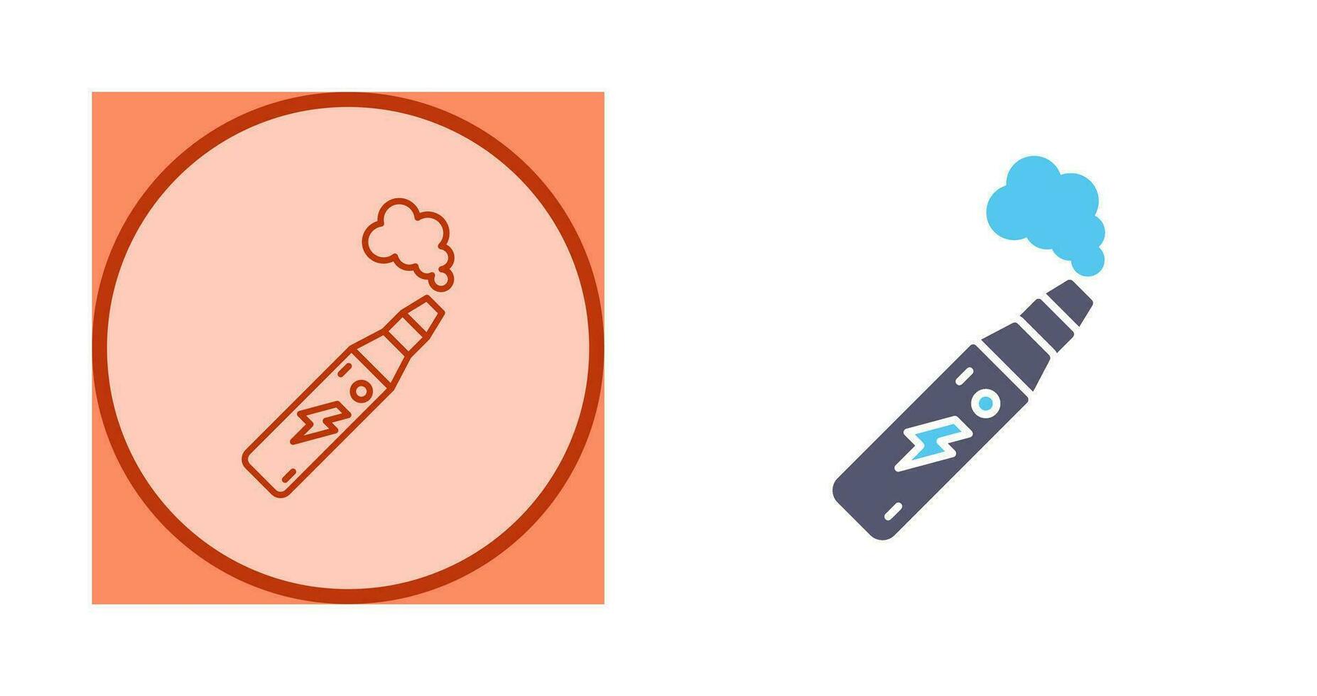 Electronic Cigarette Vector Icon