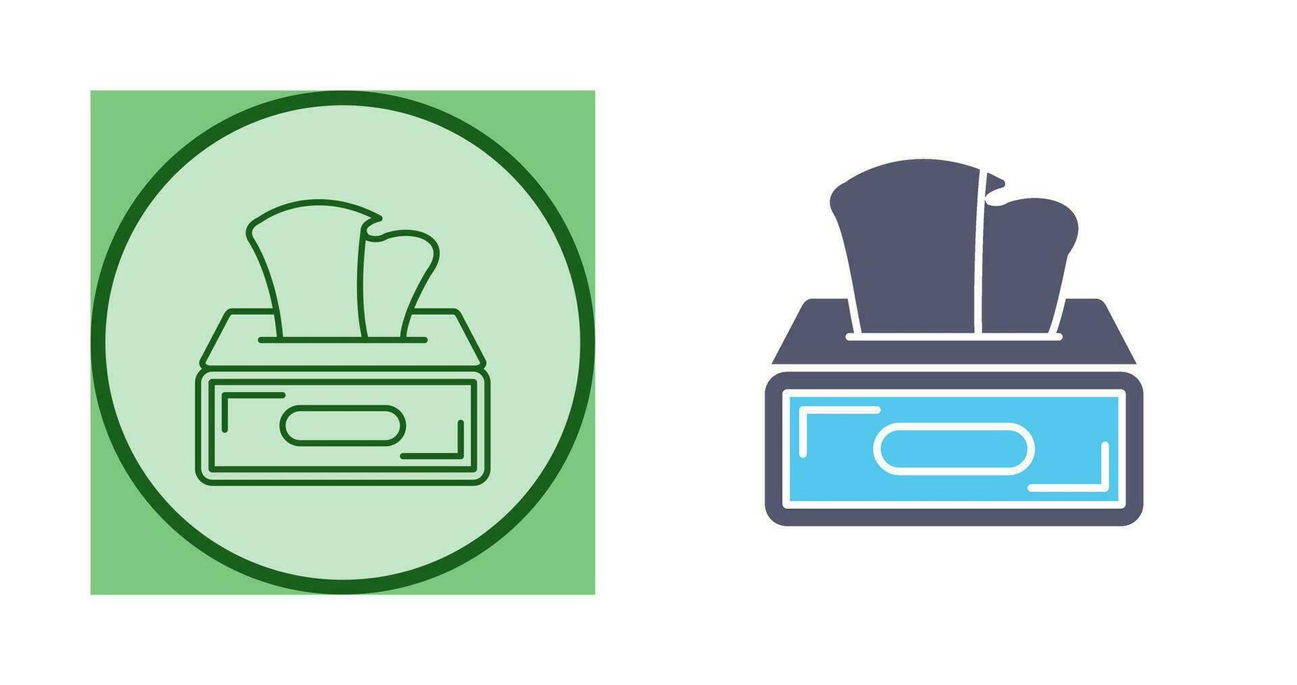 Tissue Box Vector Icon