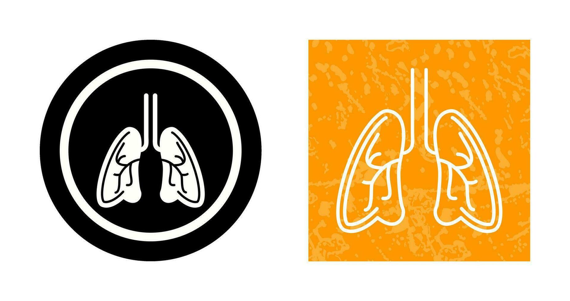 Lungs Vector Icon