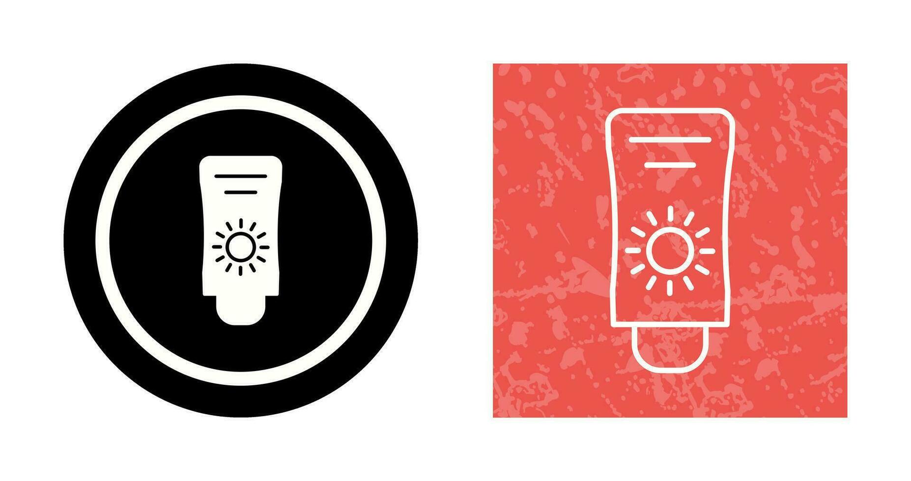 Sun Cream Vector Icon