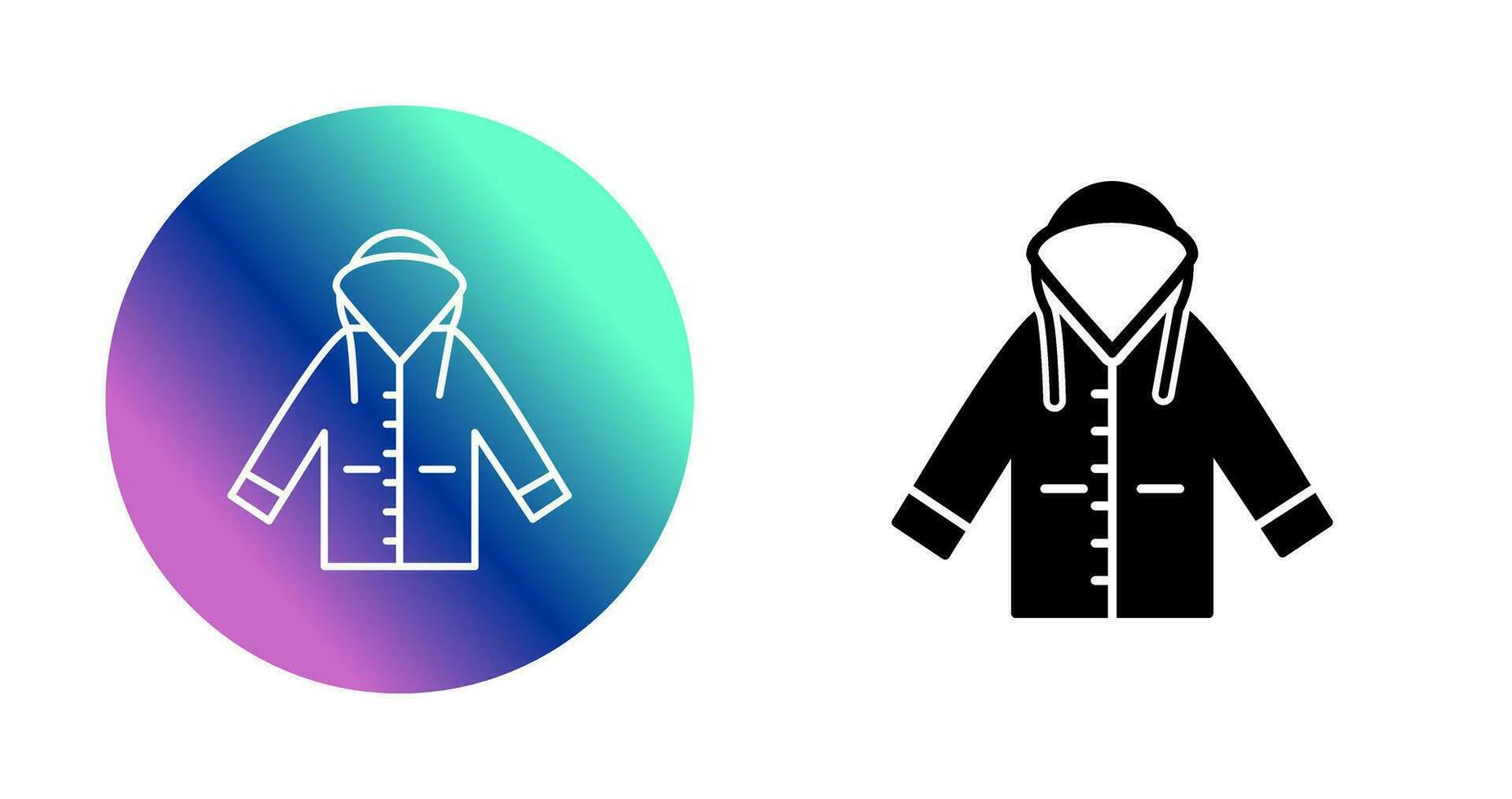 Raincoat Vector Icon