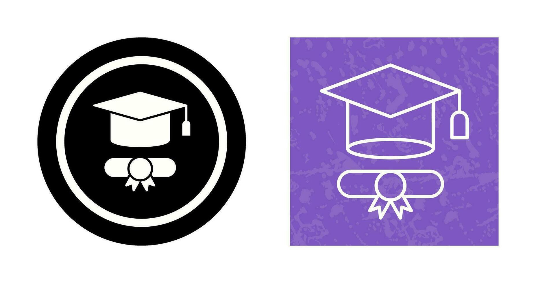 icono de vector de sombrero de graduación