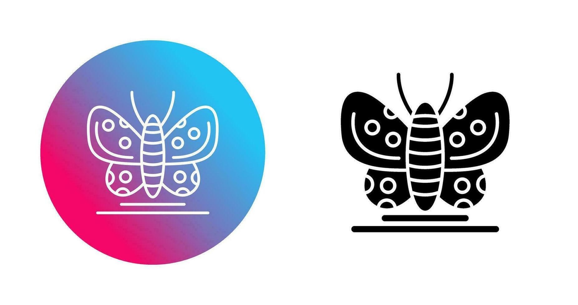 icono de vector de mariposa