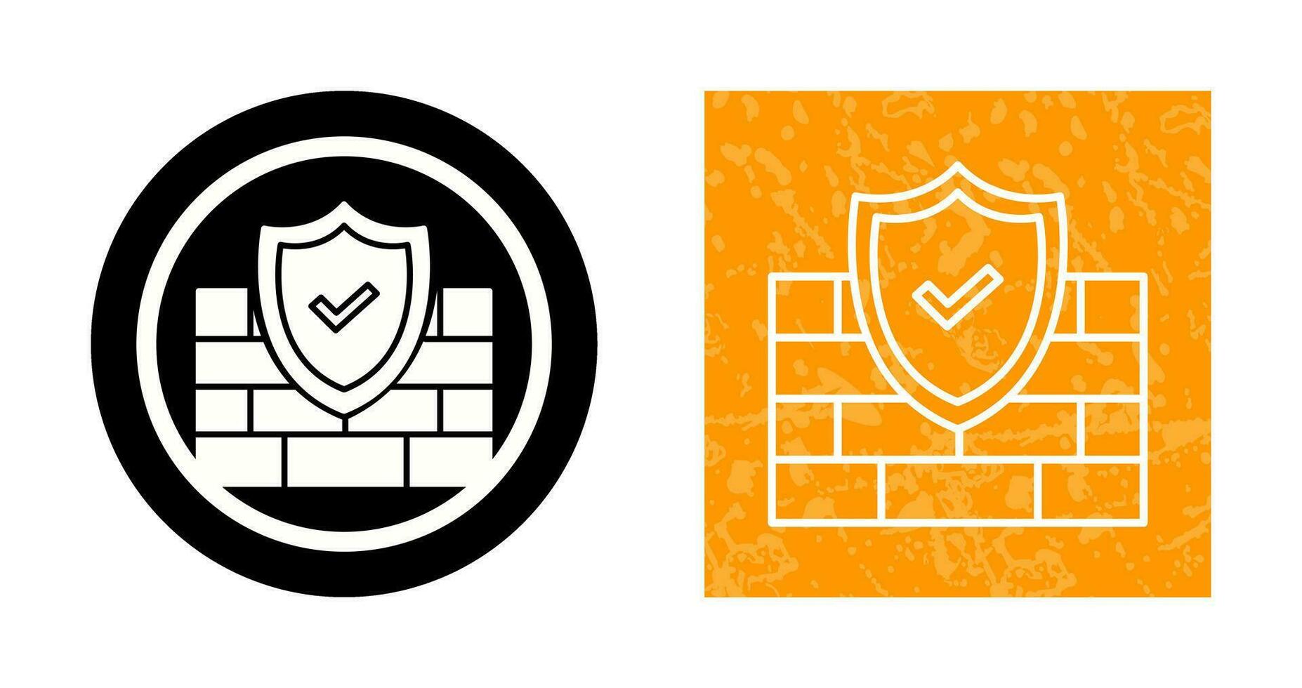 icono de vector de firewall