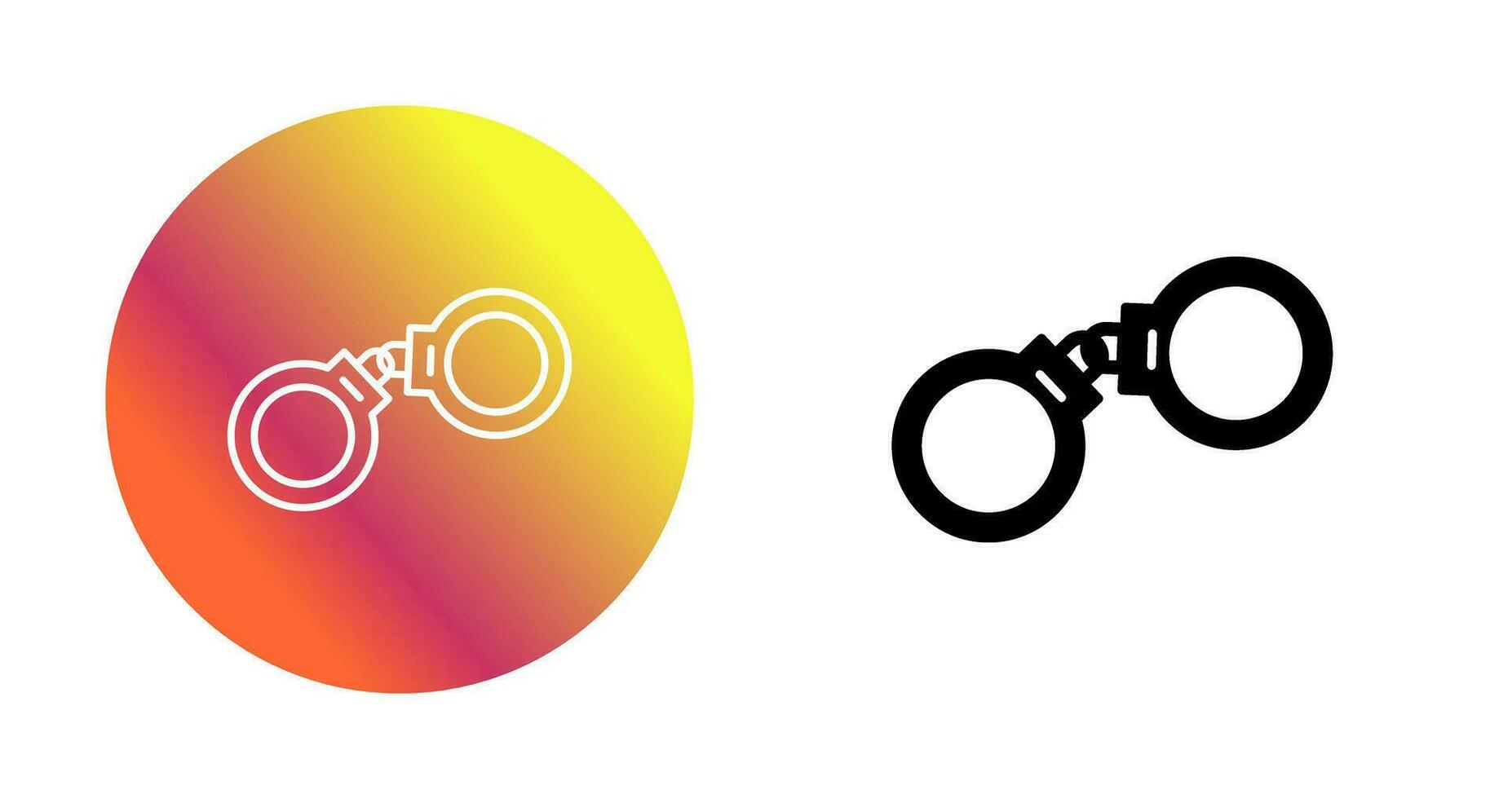 Handcuffs Vector Icon