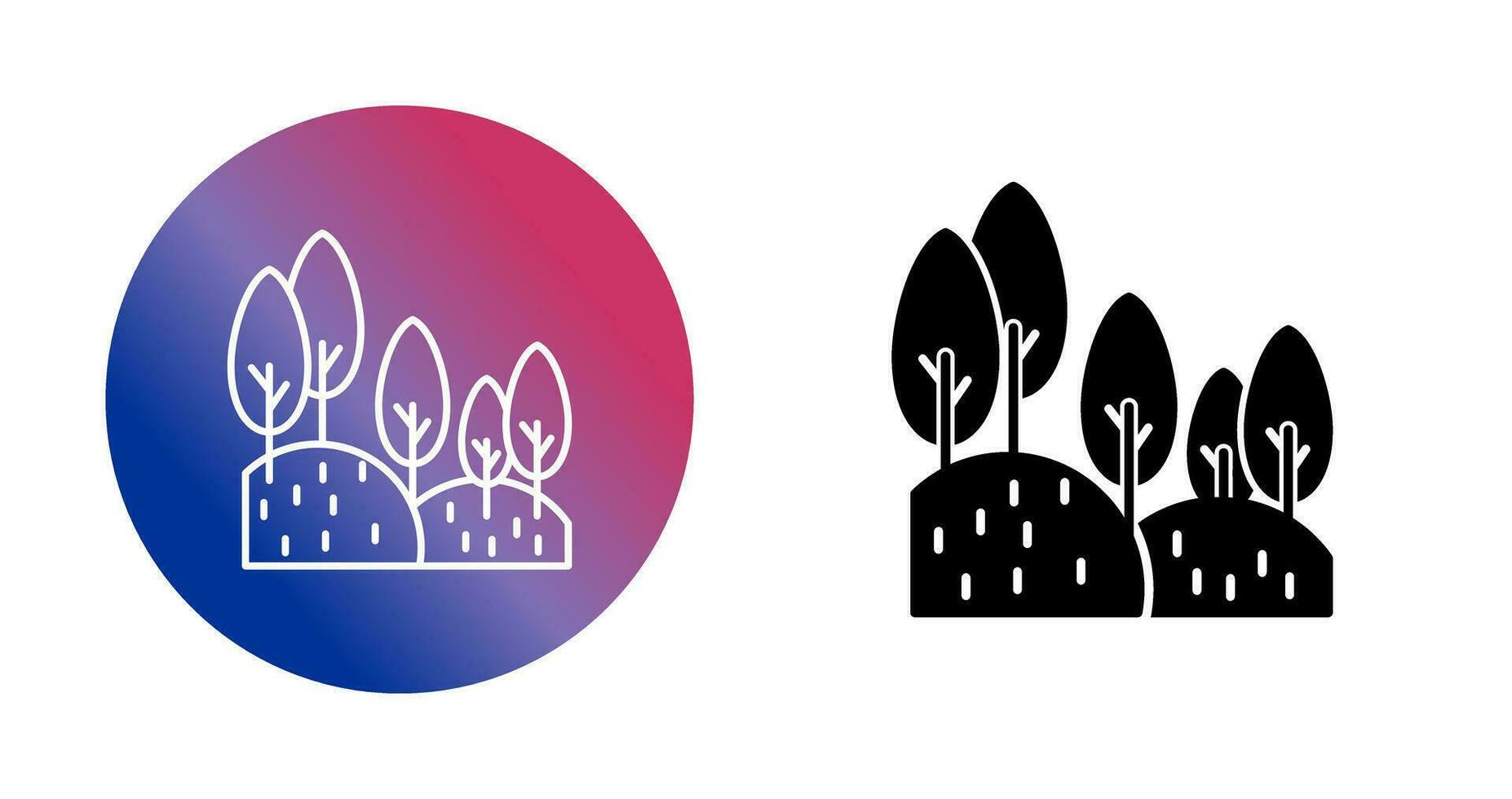 Forest Vector Icon