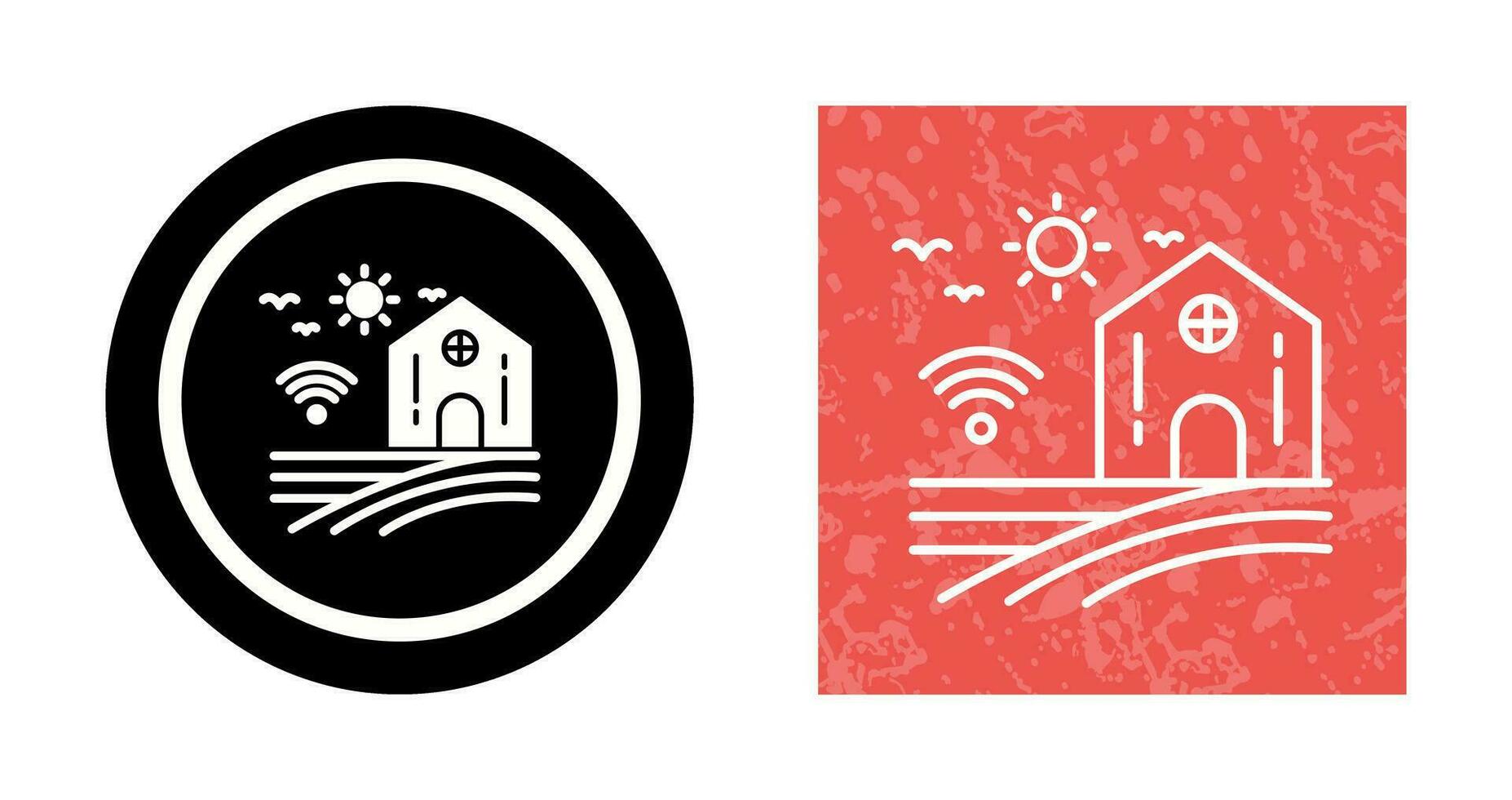 Smart Farm Vector Icon