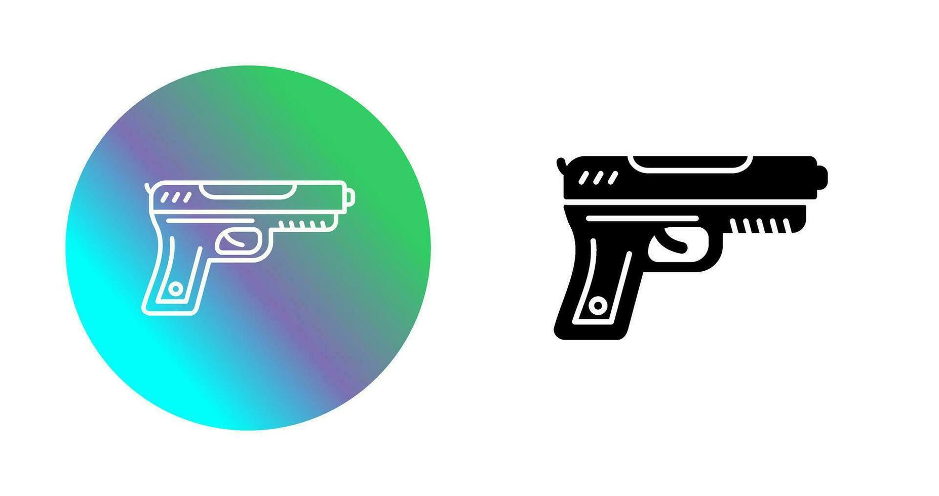 icono de vector de pistola