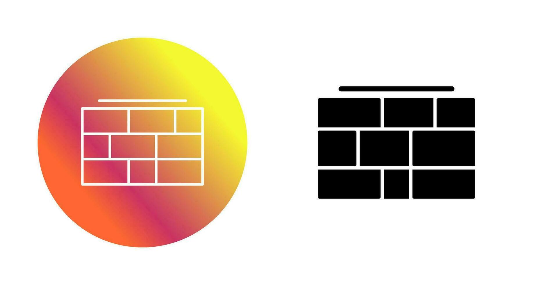 Brick wall Vector Icon