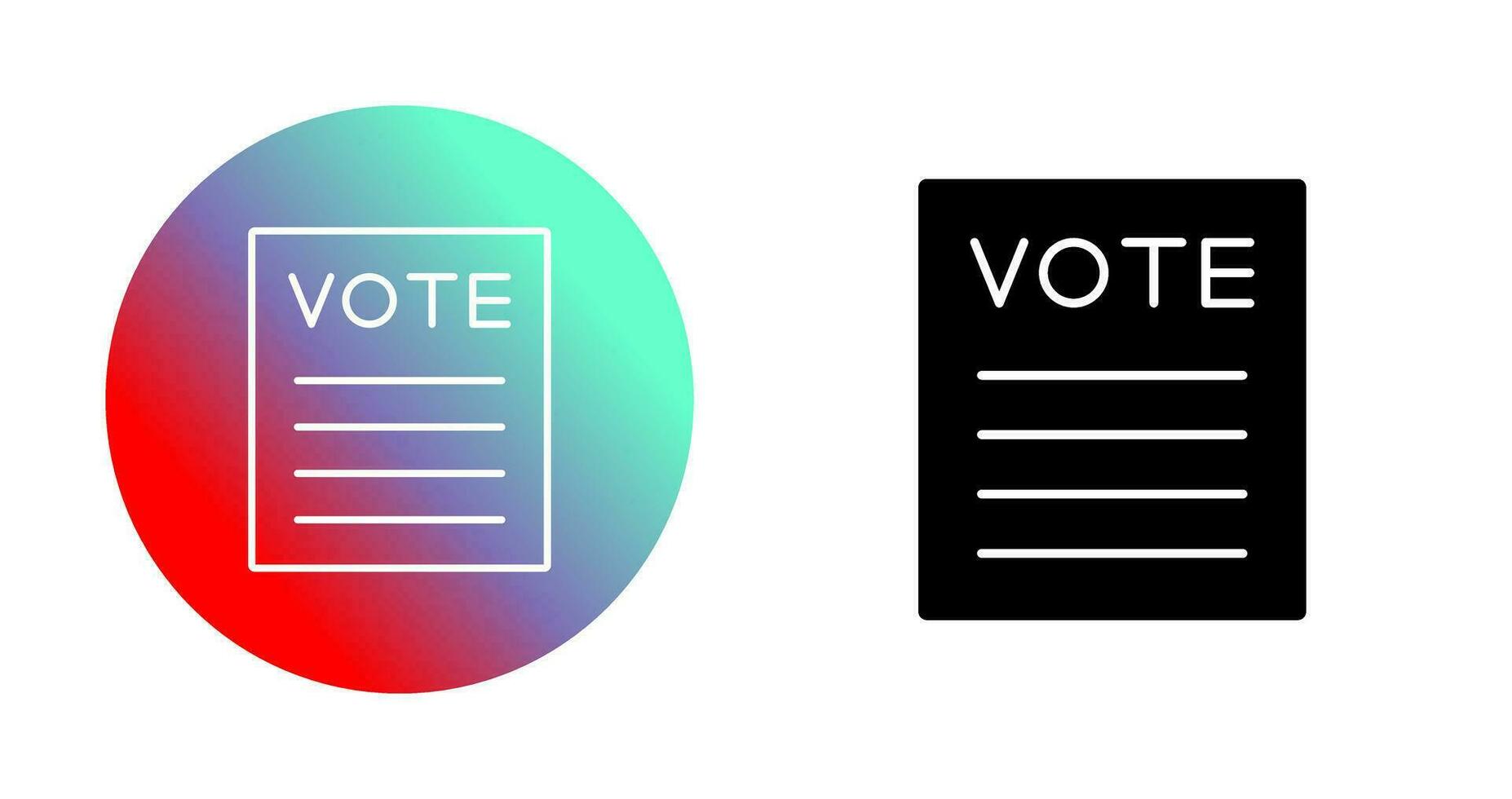 Vote Vector Icon