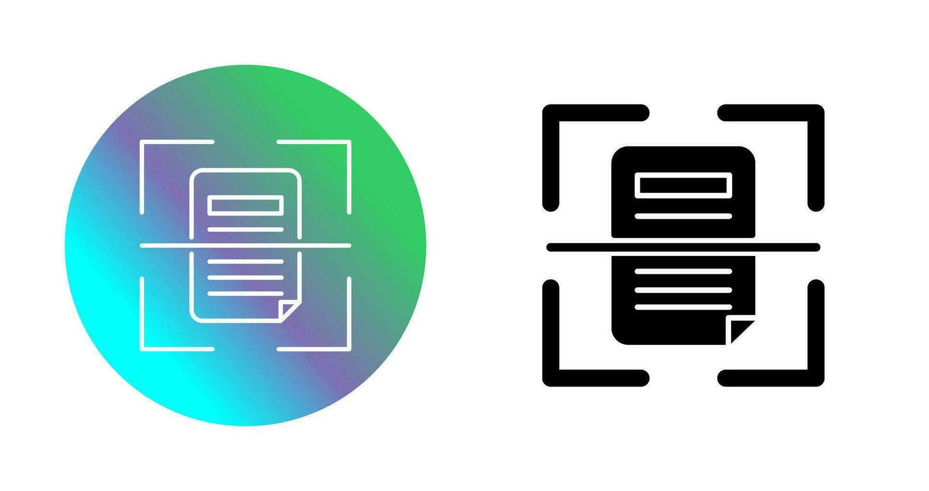 Scan Vector Icon