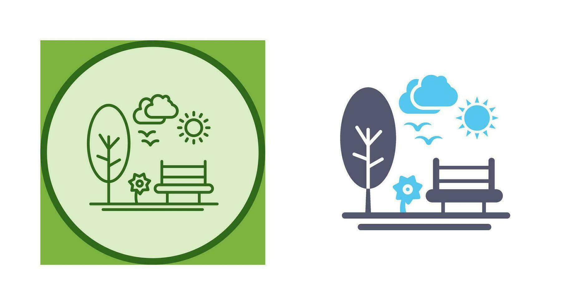 Park Vector Icon
