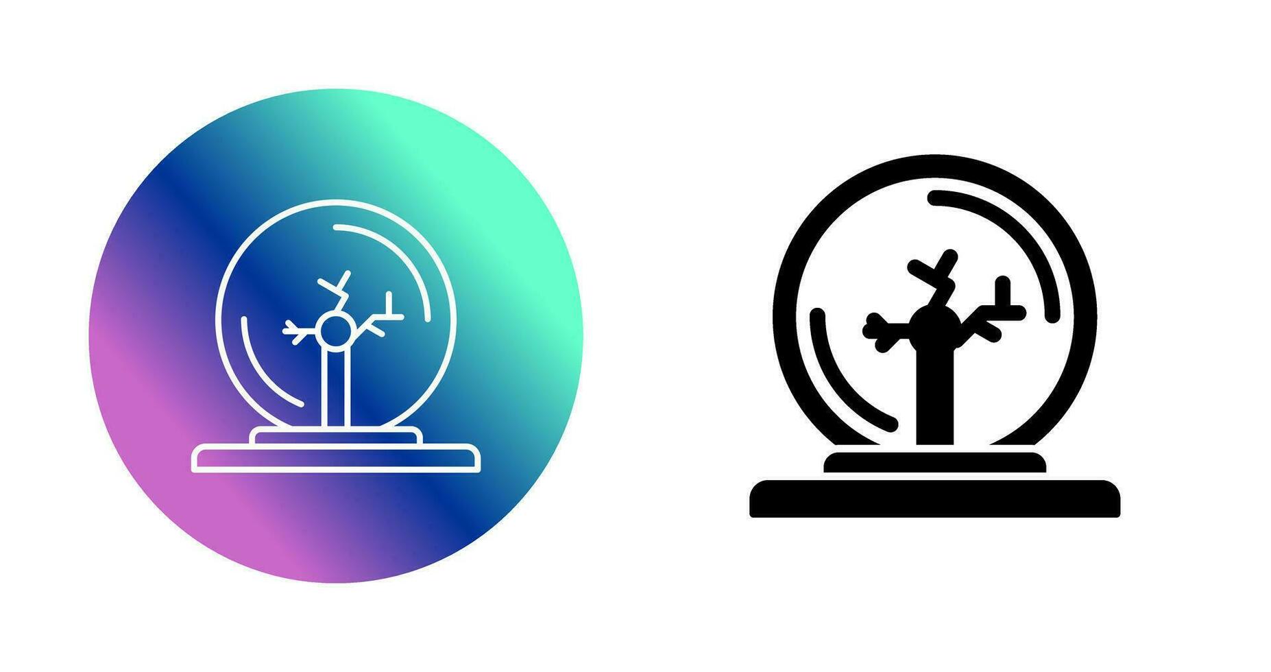 Plasma Ball Vector Icon