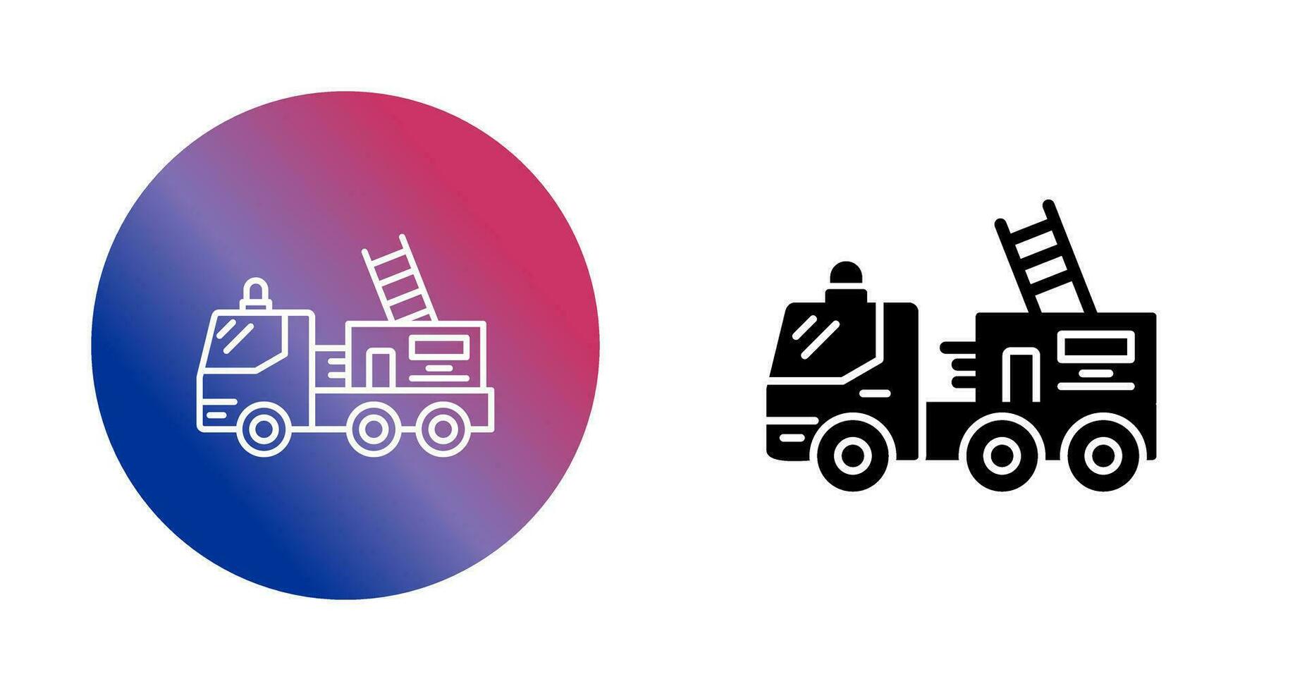 Fire Truck Vector Icon
