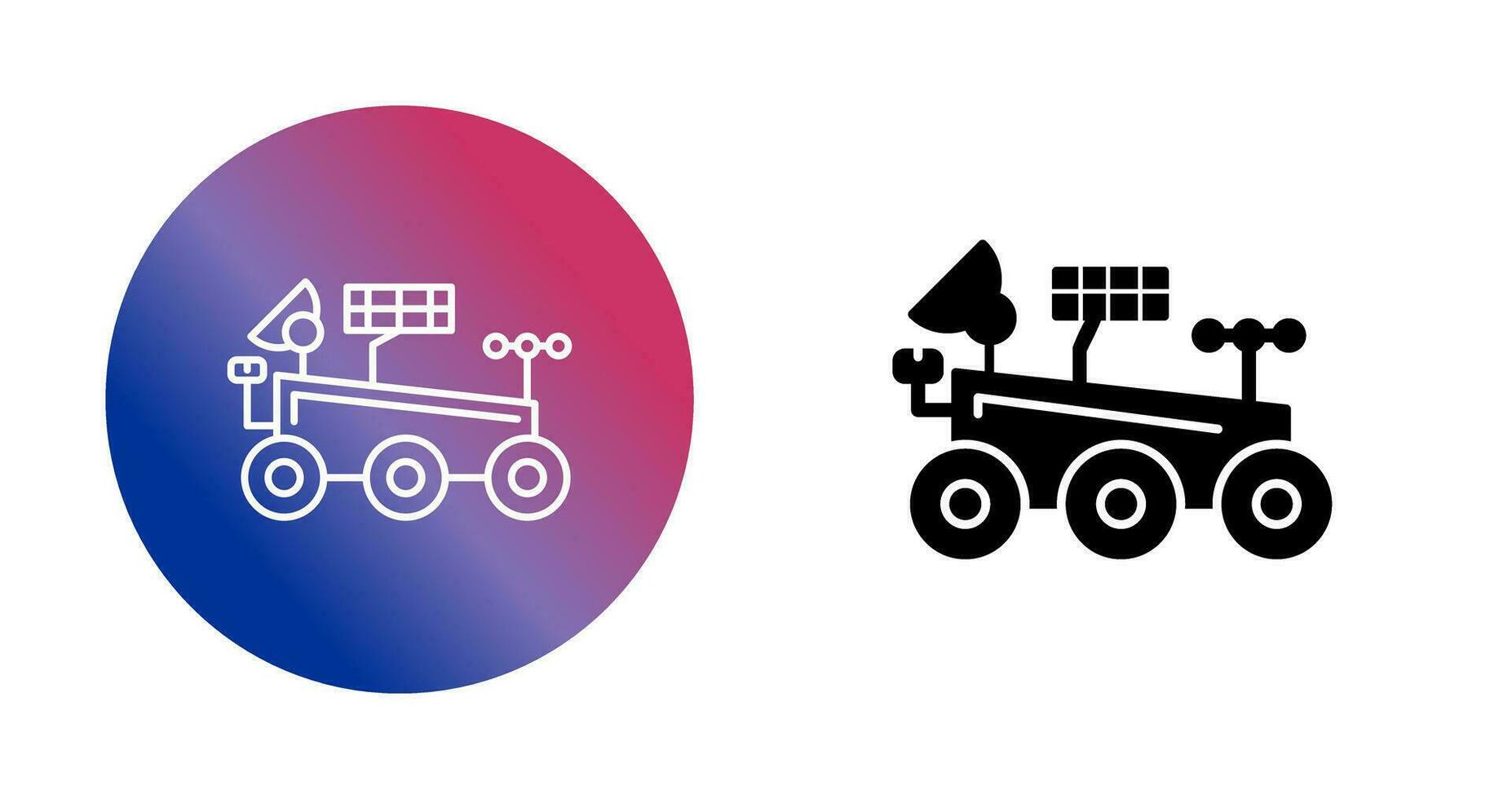 Mars Rover Vector Icon