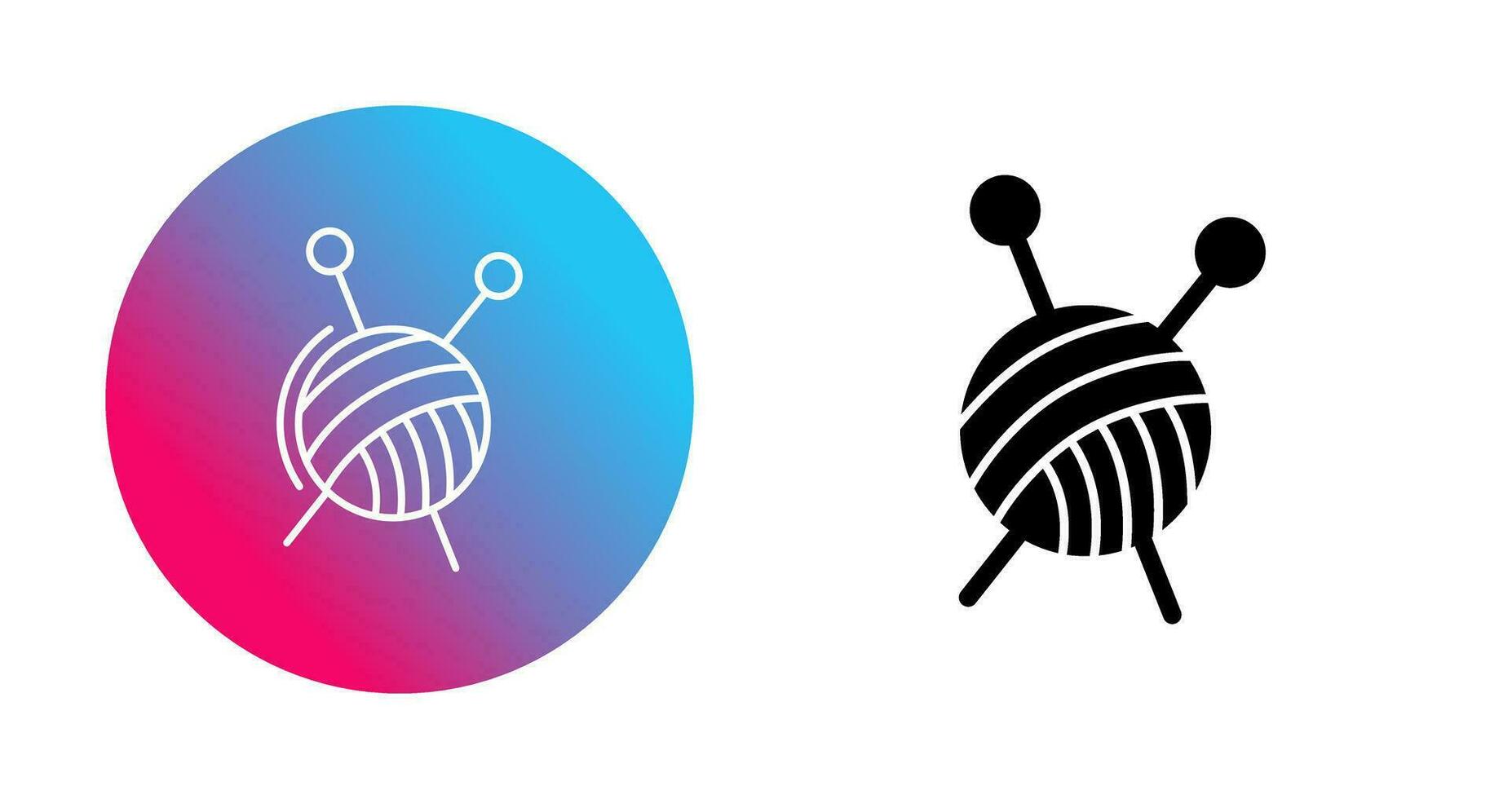 Knitting Vector Icon