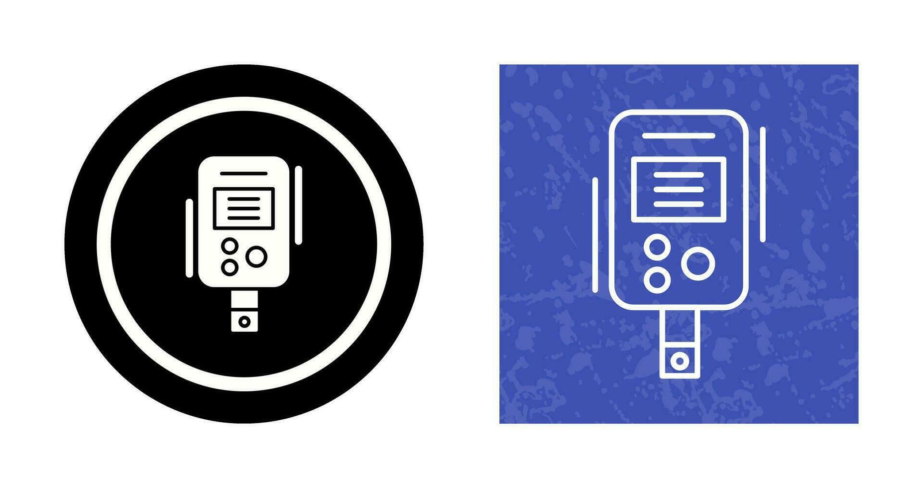 icono de vector de prueba de diabetes