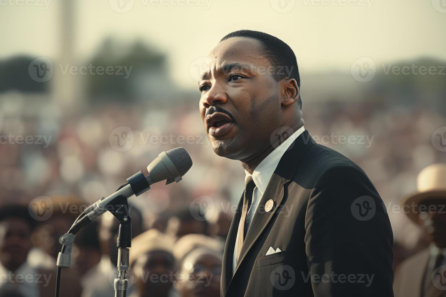 Martin Luther King Jr I Have a Dream Speech, ai generative photo