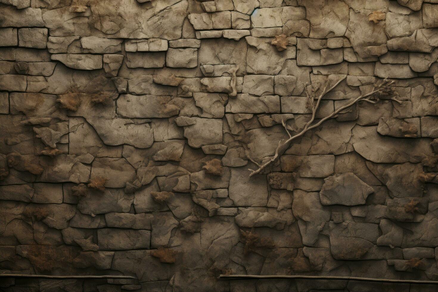 Background of stone wall texture. Wallpaper. Selective focus, Nature medieval texture background Medieval background textures, AI Generated photo