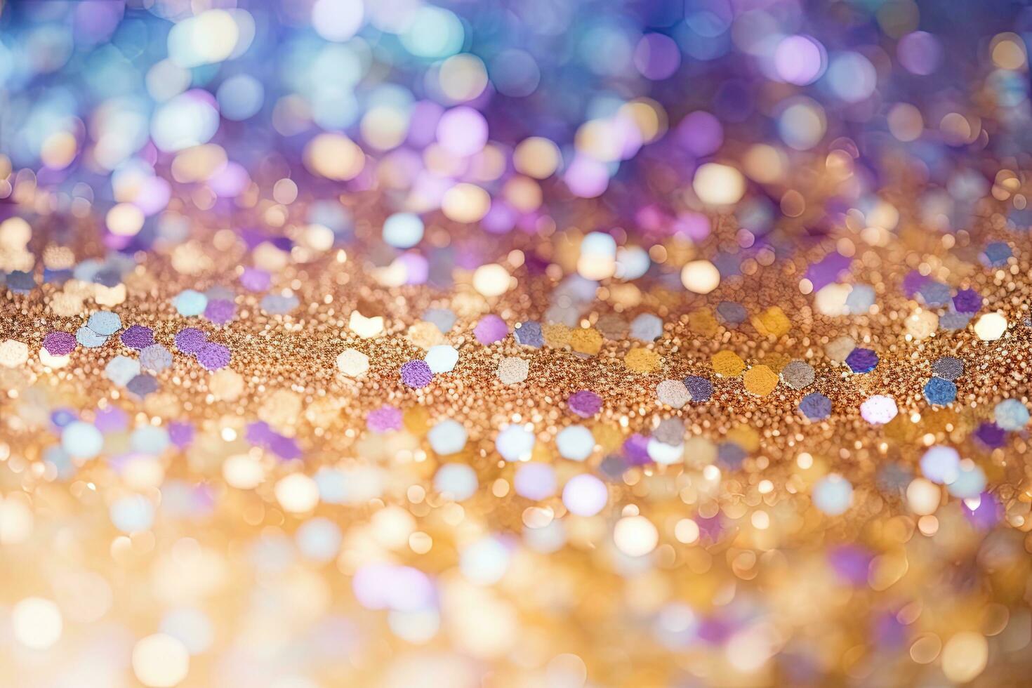 lights background,abstract texture, light bokeh background,defocused, golden glitter texture Colorfull Blurred abstract background for birthday, anniversary, new year eve or Christmas, AI Generated photo
