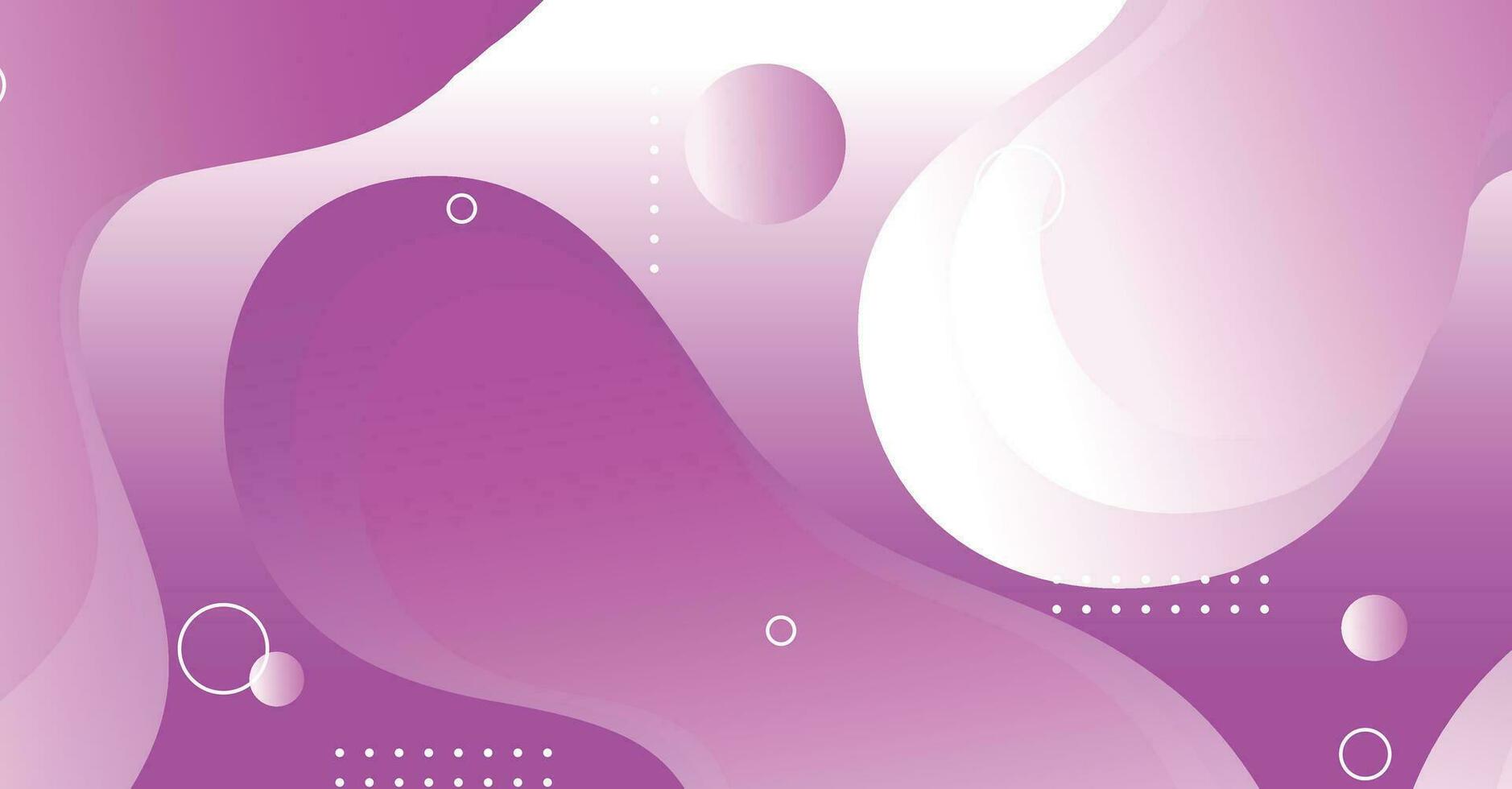 Abstract liquid wave background with purple and white gradient color background vector