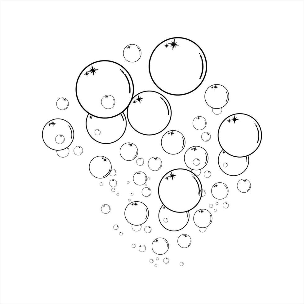 Bubble icon vector illustration design template