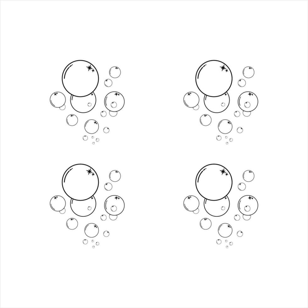 Bubble icon vector illustration design template