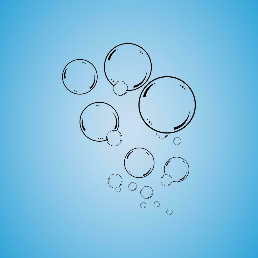 Bubble icon vector illustration design template