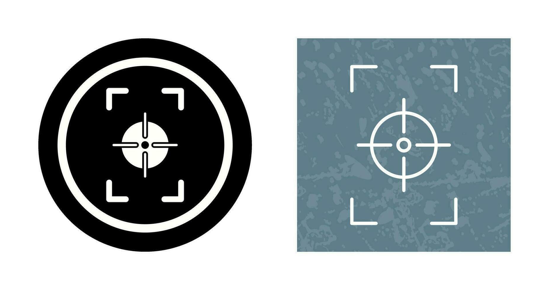 Unique Focus Vertical Vector Icon