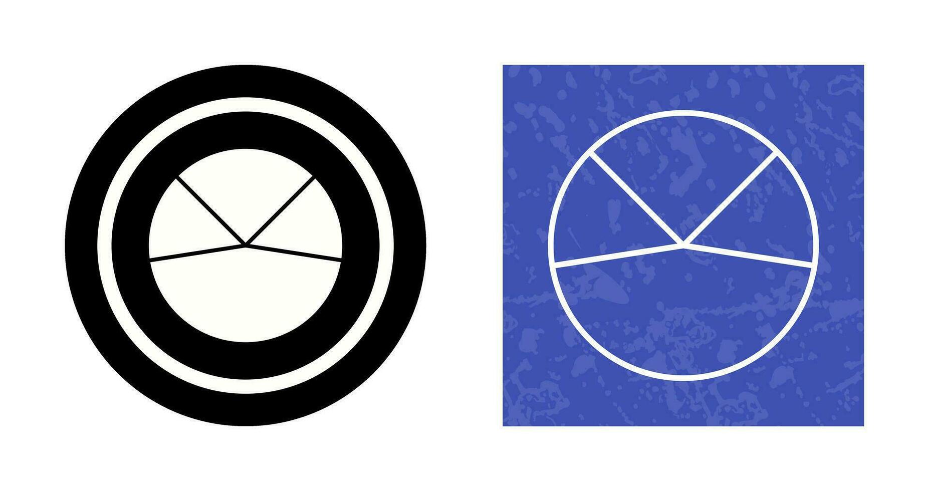 icono de vector de análisis de gráfico circular