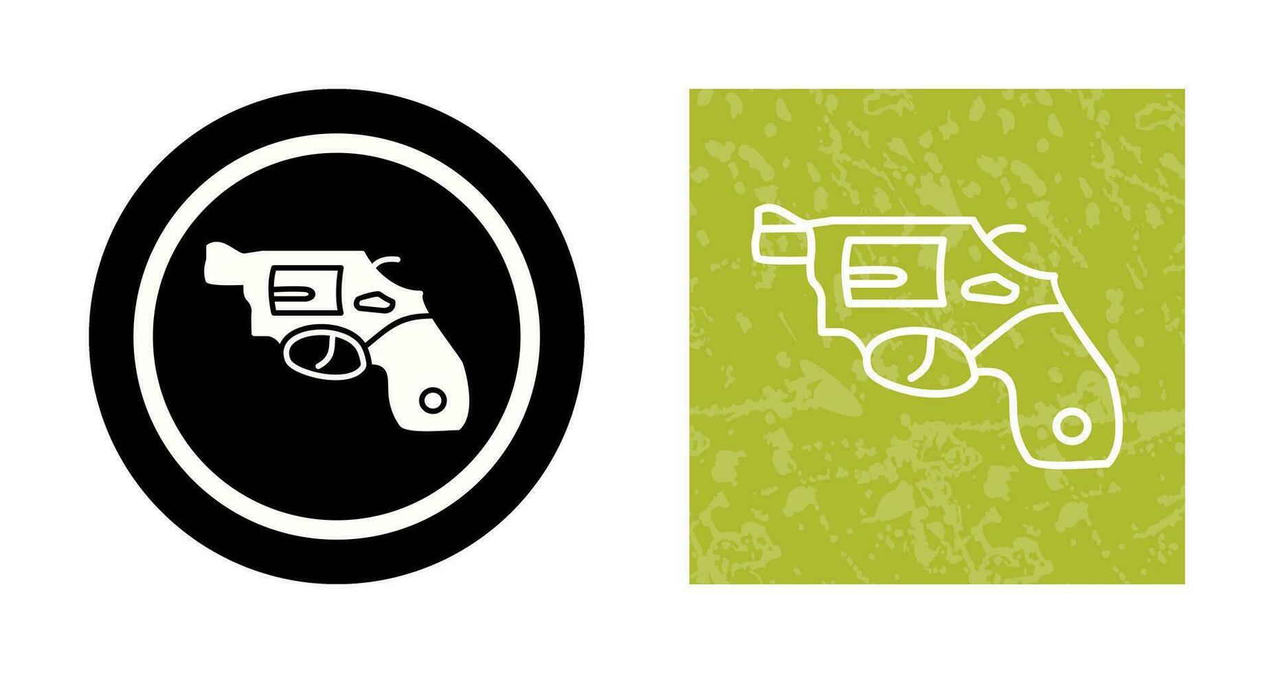 Unique Revolver Vector Icon