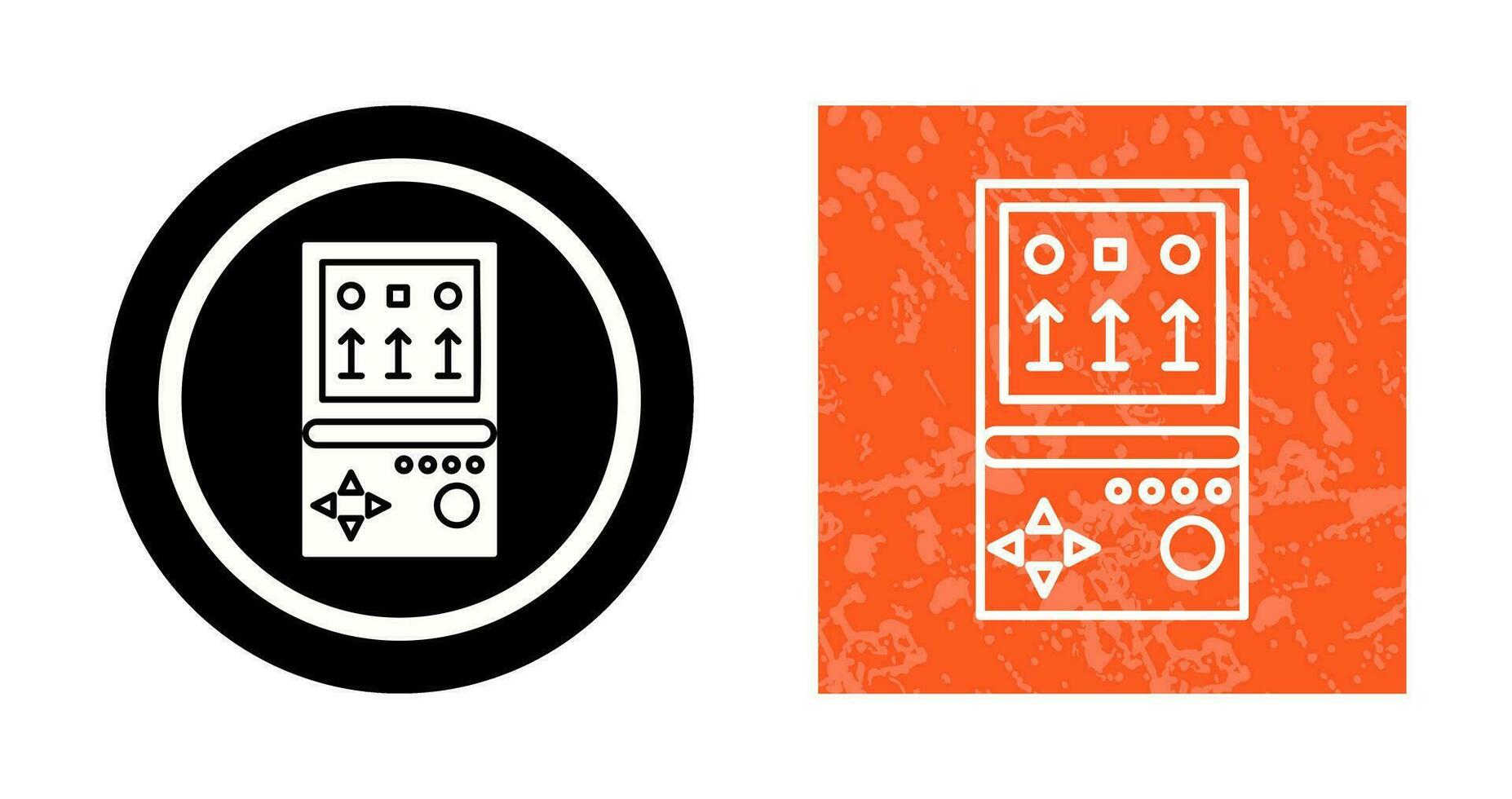 Unique Brick Game Vector Icon