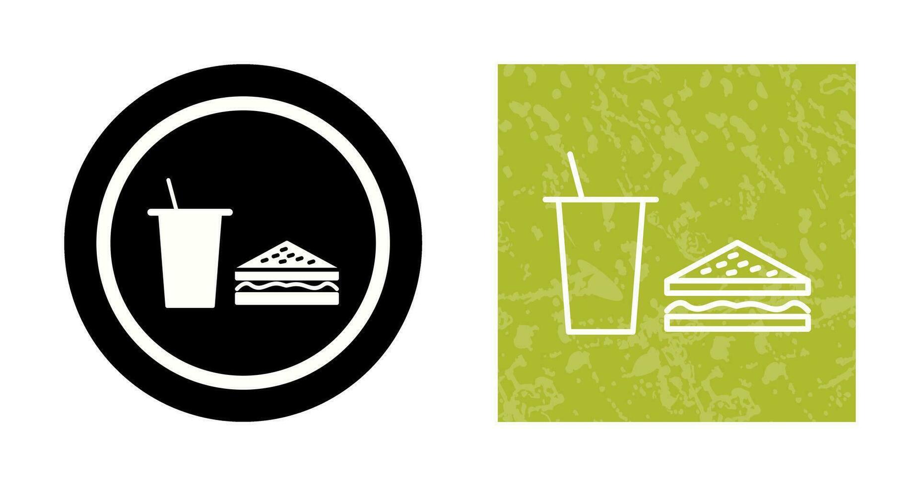 Unique Lunch Vector Icon