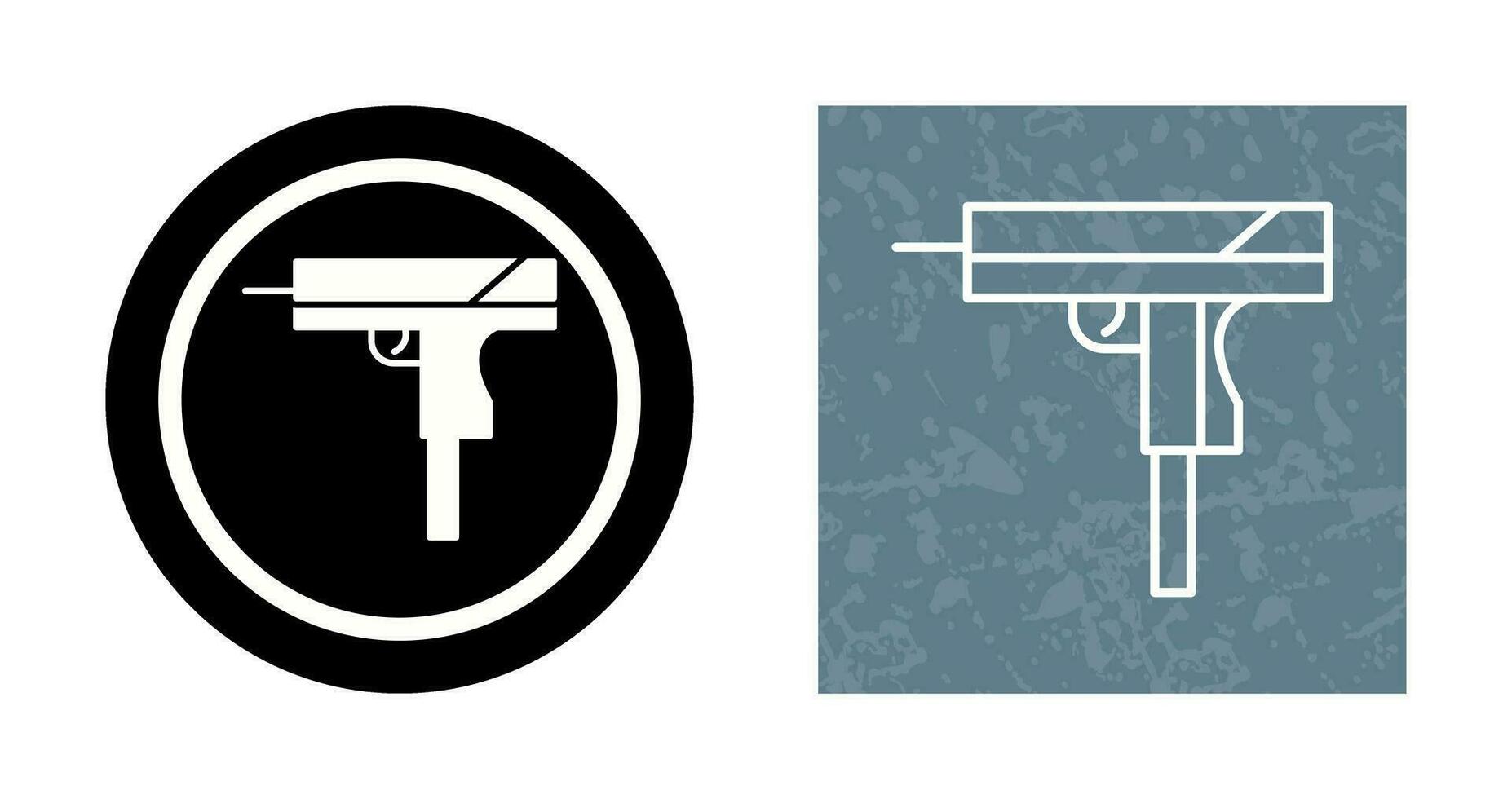 icono de vector de arma única