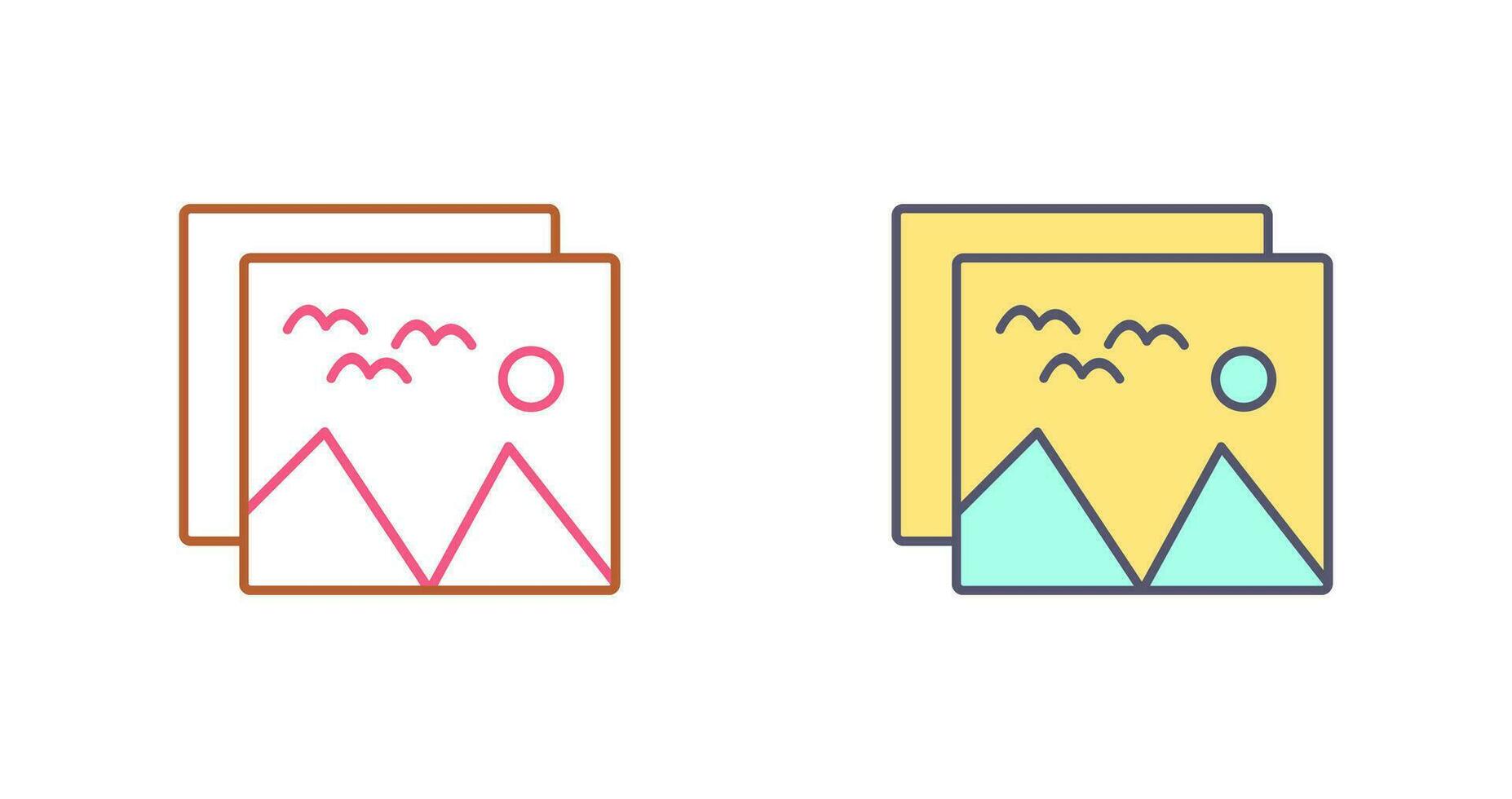 Pictures Vector Icon