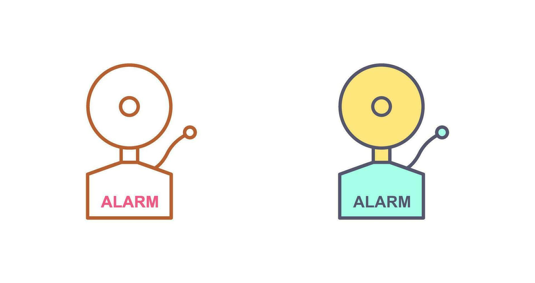 icono de vector de alarmas