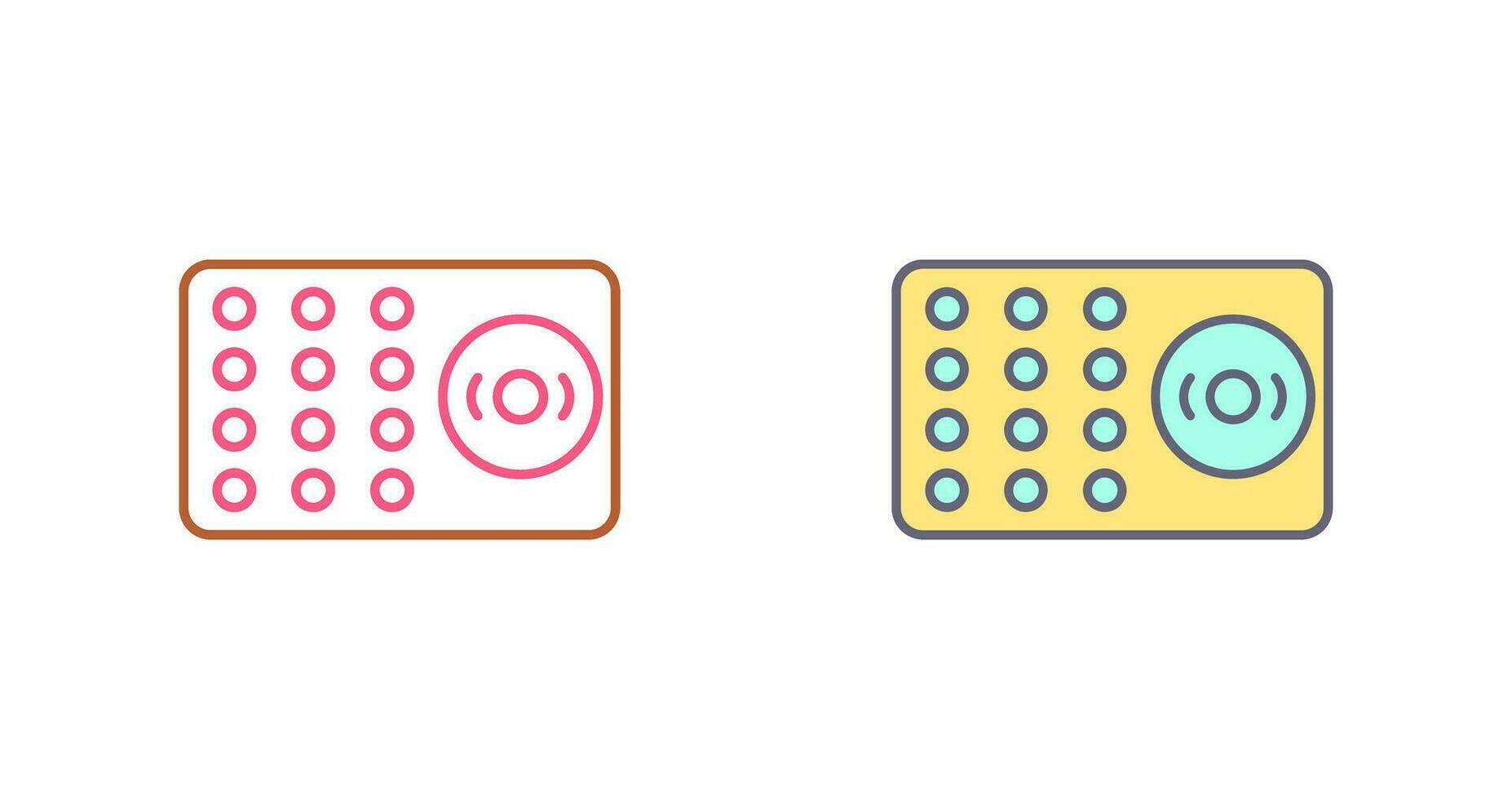 Unique Ring Alarm Vector Icon
