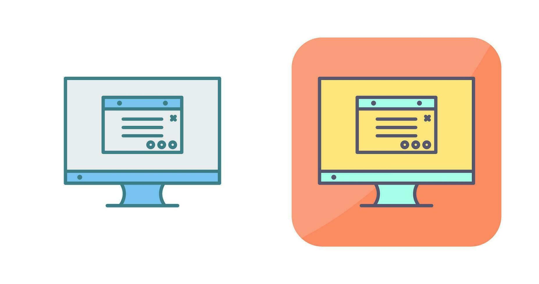 Unique Internet Ads Vector Icon