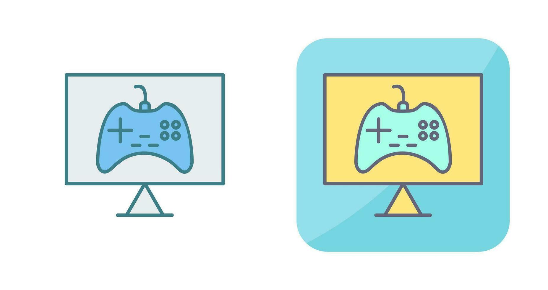 Unique Online Games Vector Icon