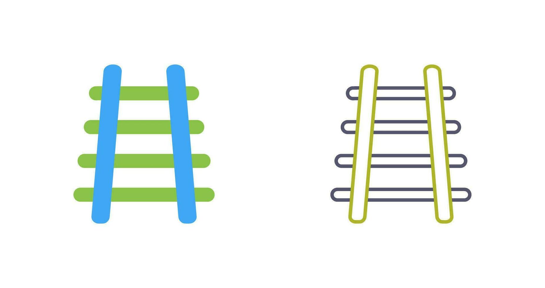Train Tracks Vector Icon